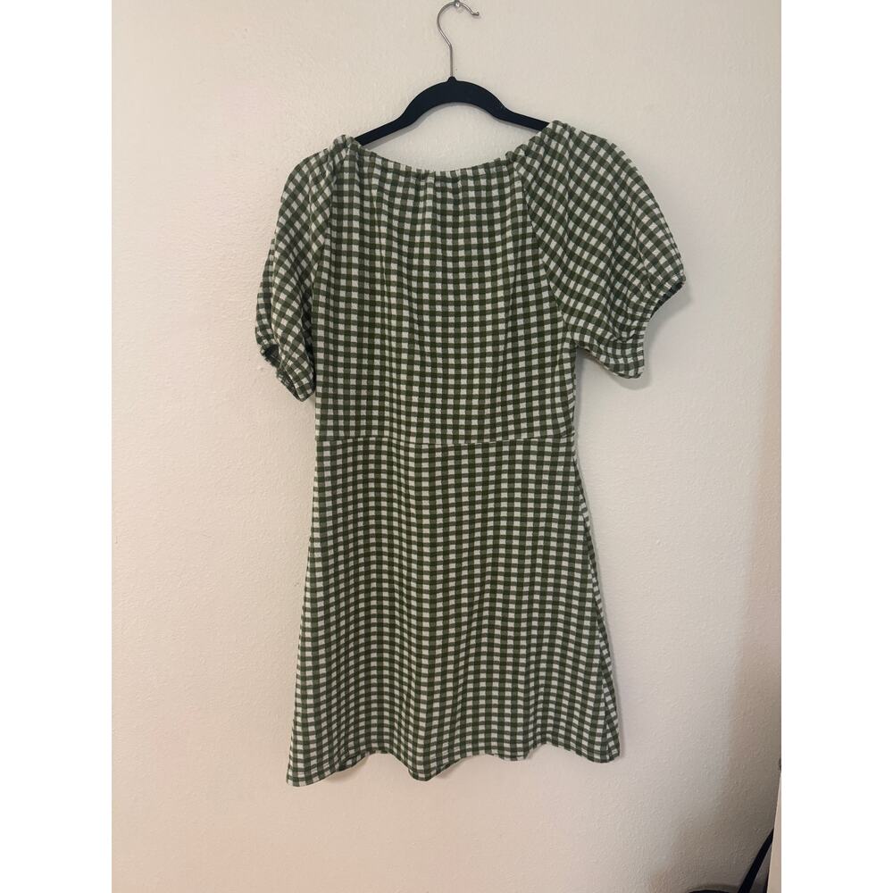 Madewell Jacquard Puff-Sleeve Mini Dress M - Picture 5 of 5